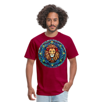 Thumbnail for Men's Mosaic Leo Classic T-Shirt - dark red