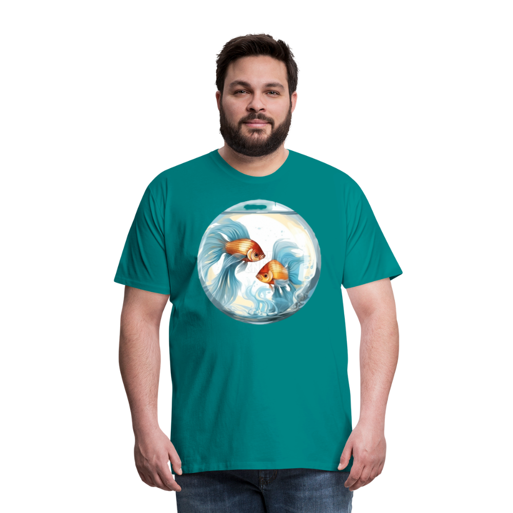 Men's Mythical Pisces Premium T-Shirt - teal