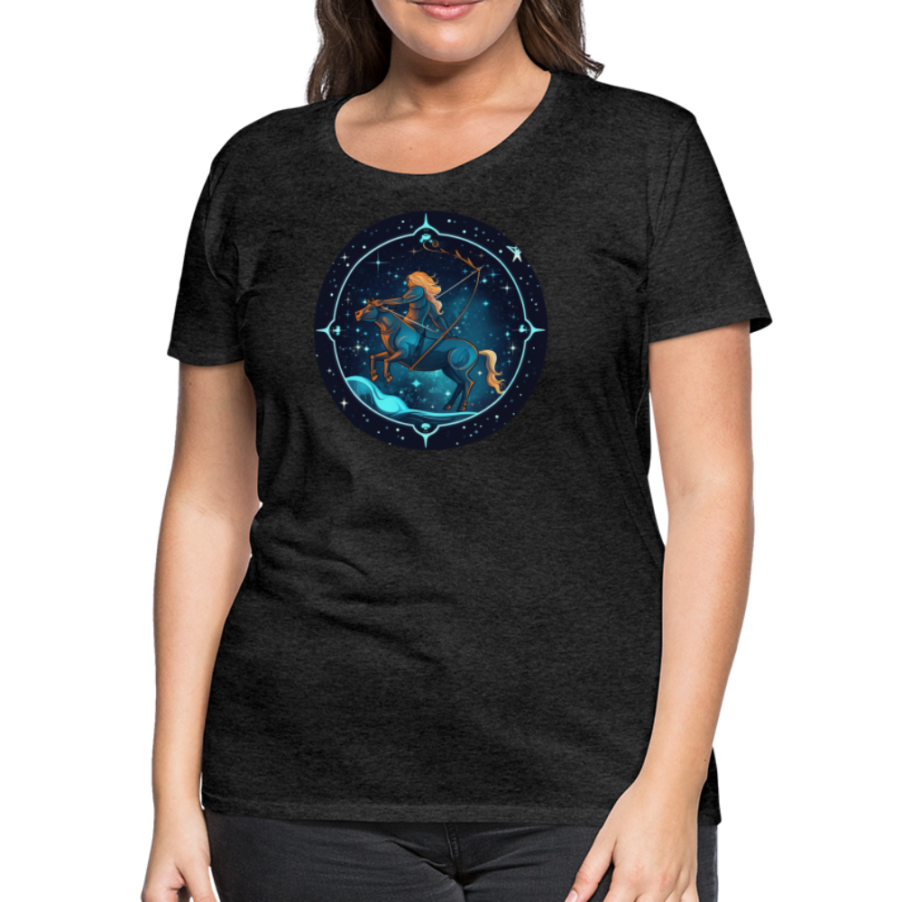 Women’s Magic Sagittarius Premium T-Shirt - charcoal grey