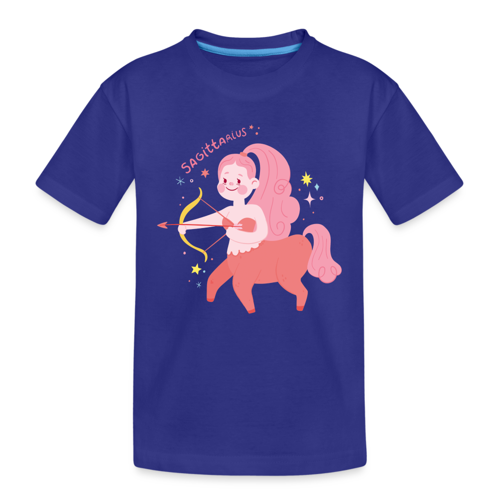 Kid’s Pinky Sagittarius Premium Organic T-Shirt - royal blue