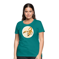 Thumbnail for Women’s Mosaic Scorpio Premium T-Shirt - teal