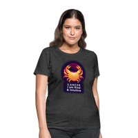 Thumbnail for Women's Glow Cancer T-Shirt - heather black