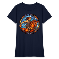 Thumbnail for Women's Mosaic Sagittarius T-Shirt - navy