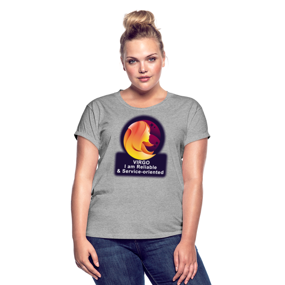 Women's Glow Virgo Relaxed Fit T-Shirt - heather gray