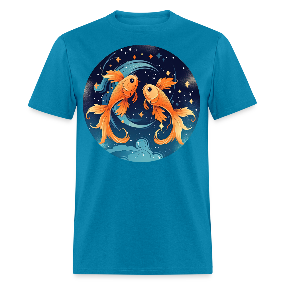 Men's Magic Pisces Classic T-Shirt - turquoise