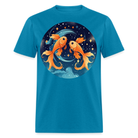 Thumbnail for Men's Magic Pisces Classic T-Shirt - turquoise