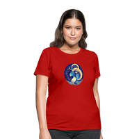 Thumbnail for Women's Mythical Capricorn T-Shirt - red