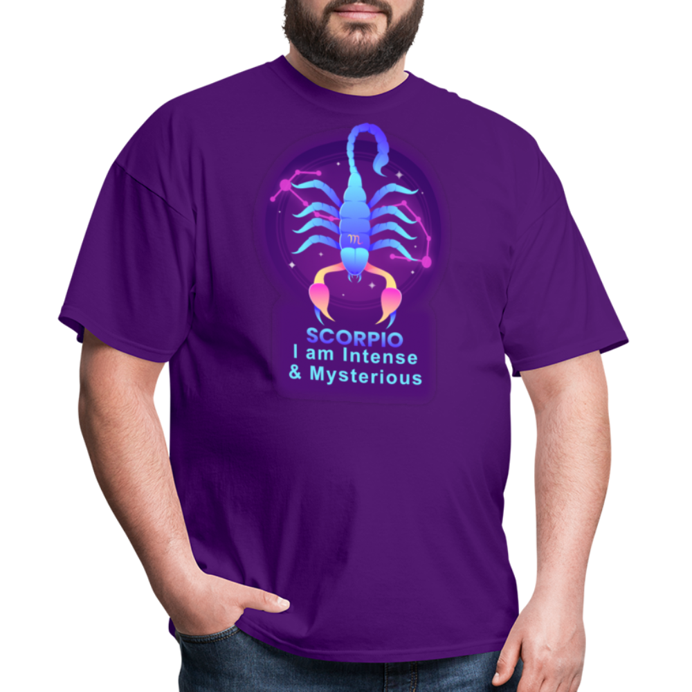 Men's Neon Scorpio Classic T-Shirt - purple