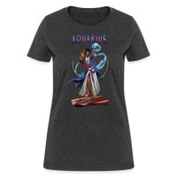 Thumbnail for Women's Astral Aquarius T-Shirt - heather black