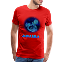 Thumbnail for Men's Aquarius Premium T-Shirt - red