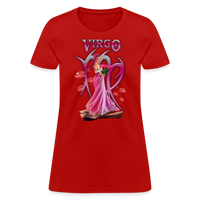 Thumbnail for Astral Virgo Women's T-Shirt - red