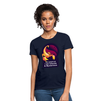 Thumbnail for Women's Glow Scorpio T-Shirt - navy