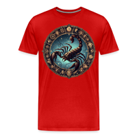 Thumbnail for Men's Mythical Scorpio Premium T-Shirt - red