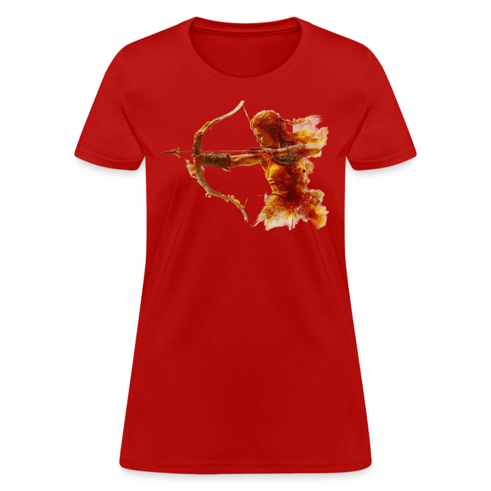 Women's Mythical Sagittarius T-Shirt - red