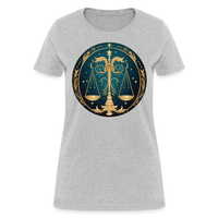 Thumbnail for Women's Mystic Libra T-Shirt - heather gray