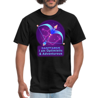 Thumbnail for Men's Neon Sagittarius Classic T-Shirt - black