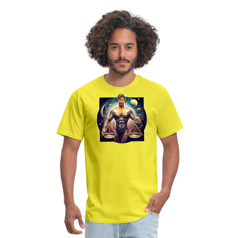 Men's Mythical Libra Classic T-Shirt - yellow