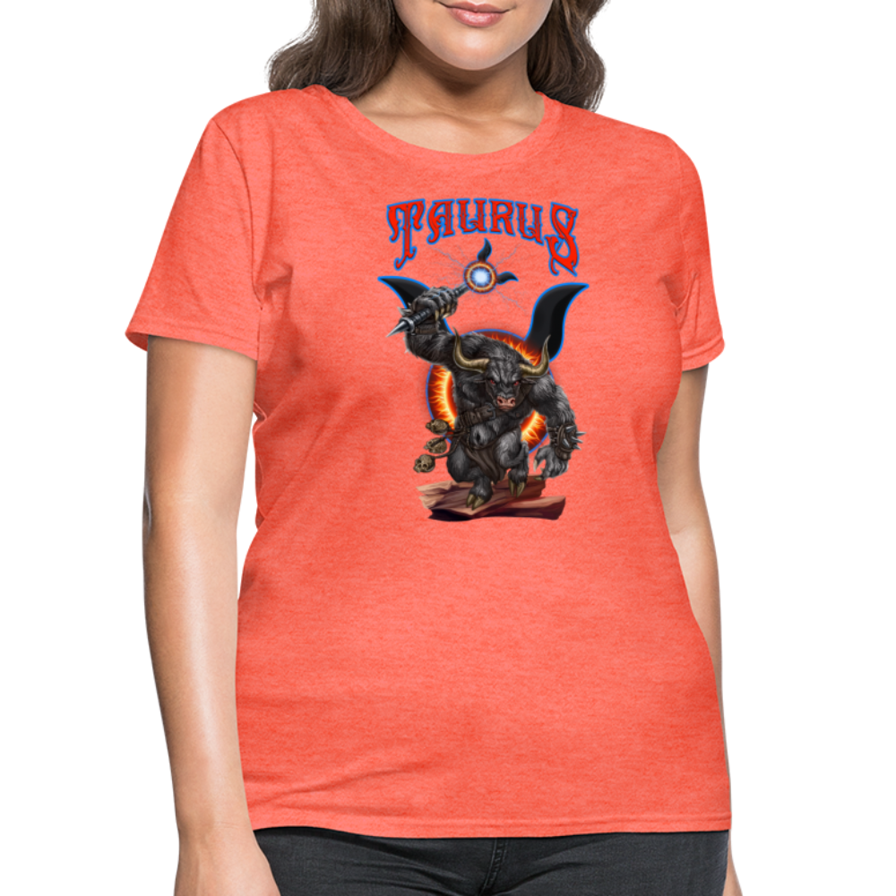 Women's Astral Taurus T-Shirt - heather coral