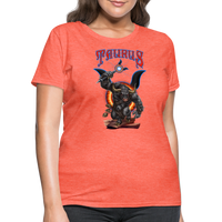 Thumbnail for Women's Astral Taurus T-Shirt - heather coral