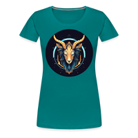 Thumbnail for Women’s Mystic Capricorn Premium T-Shirt - teal