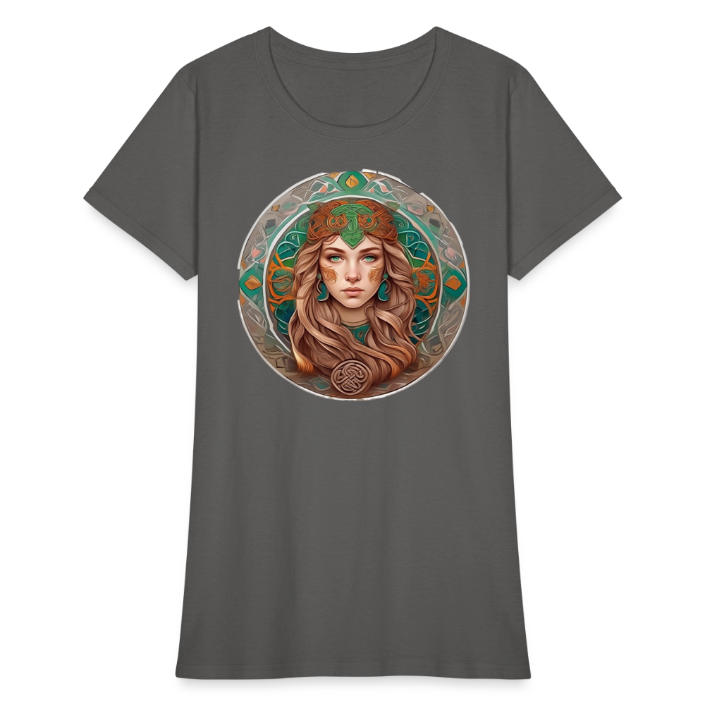 Women's Mythical Virgo T-Shirt - charcoal