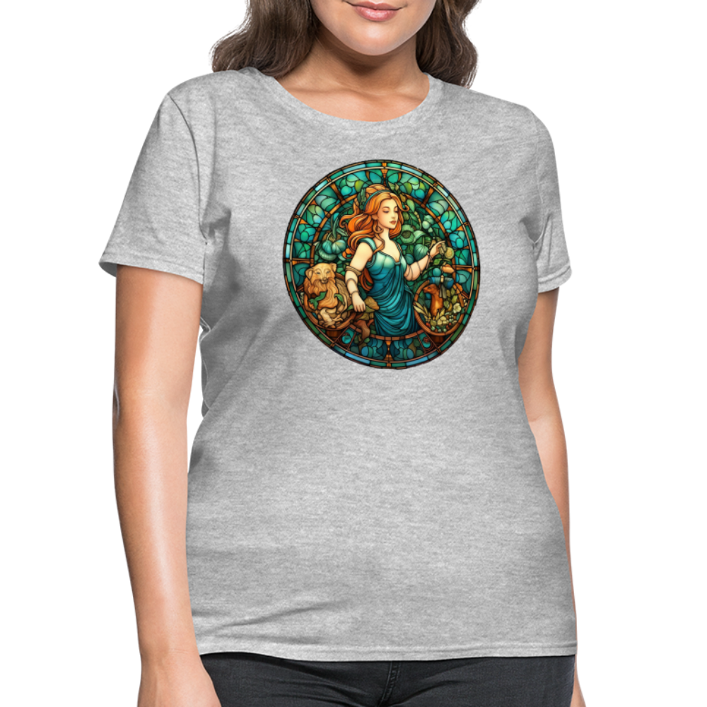 Women's Mosaic Virgo T-Shirt - heather gray