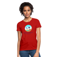 Thumbnail for Women's Dragonfly Oasis V.1 Capricorn T-Shirt - red