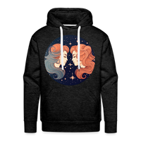 Thumbnail for Men’s Mystic Gemini Premium Hoodie - charcoal grey