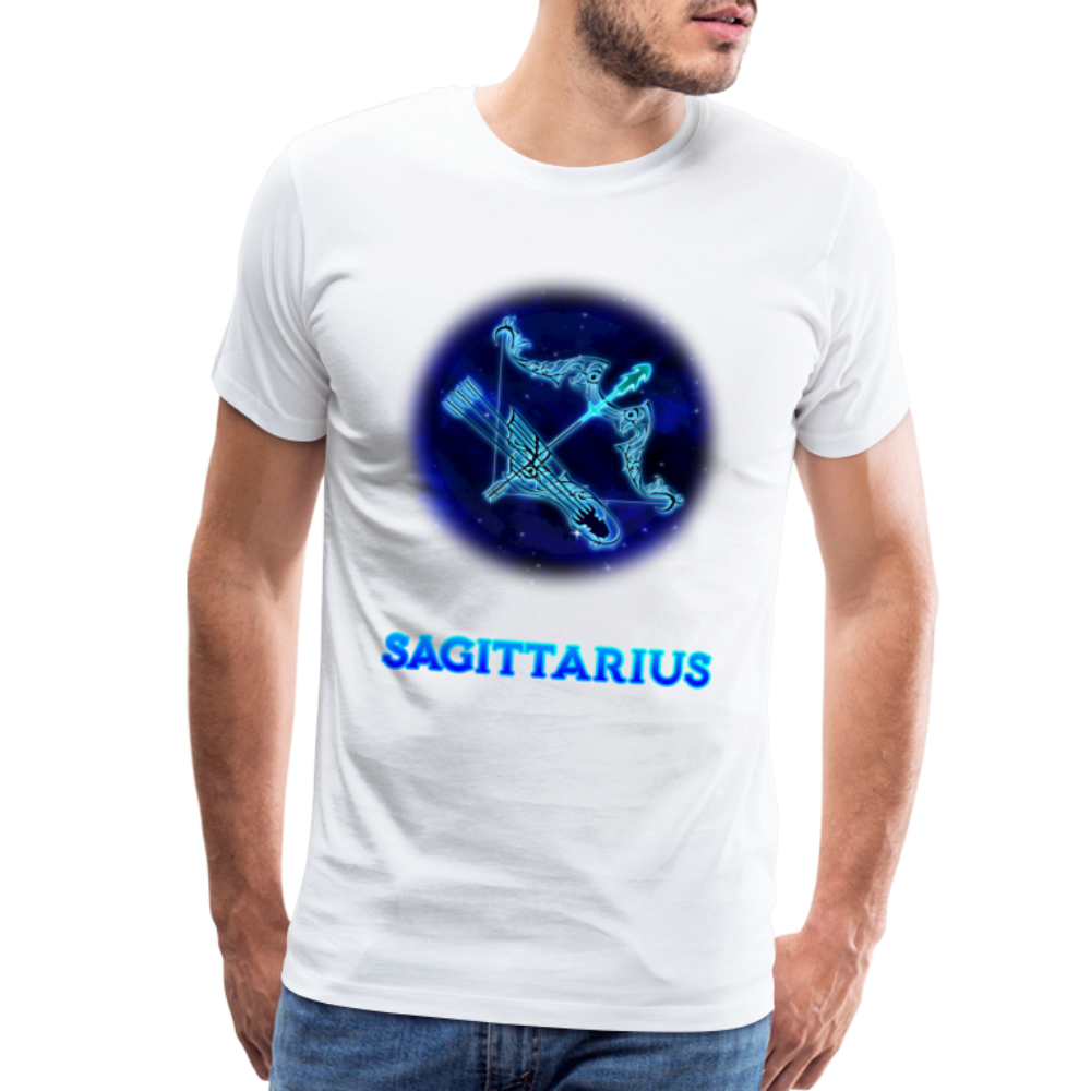 Men's Sagittarius Premium T-Shirt - white