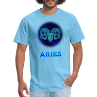 Thumbnail for Men's Stellar Aries Classic T-Shirt - aquatic blue