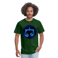 Thumbnail for Men's Stellar Libra Classic T-Shirt - forest green