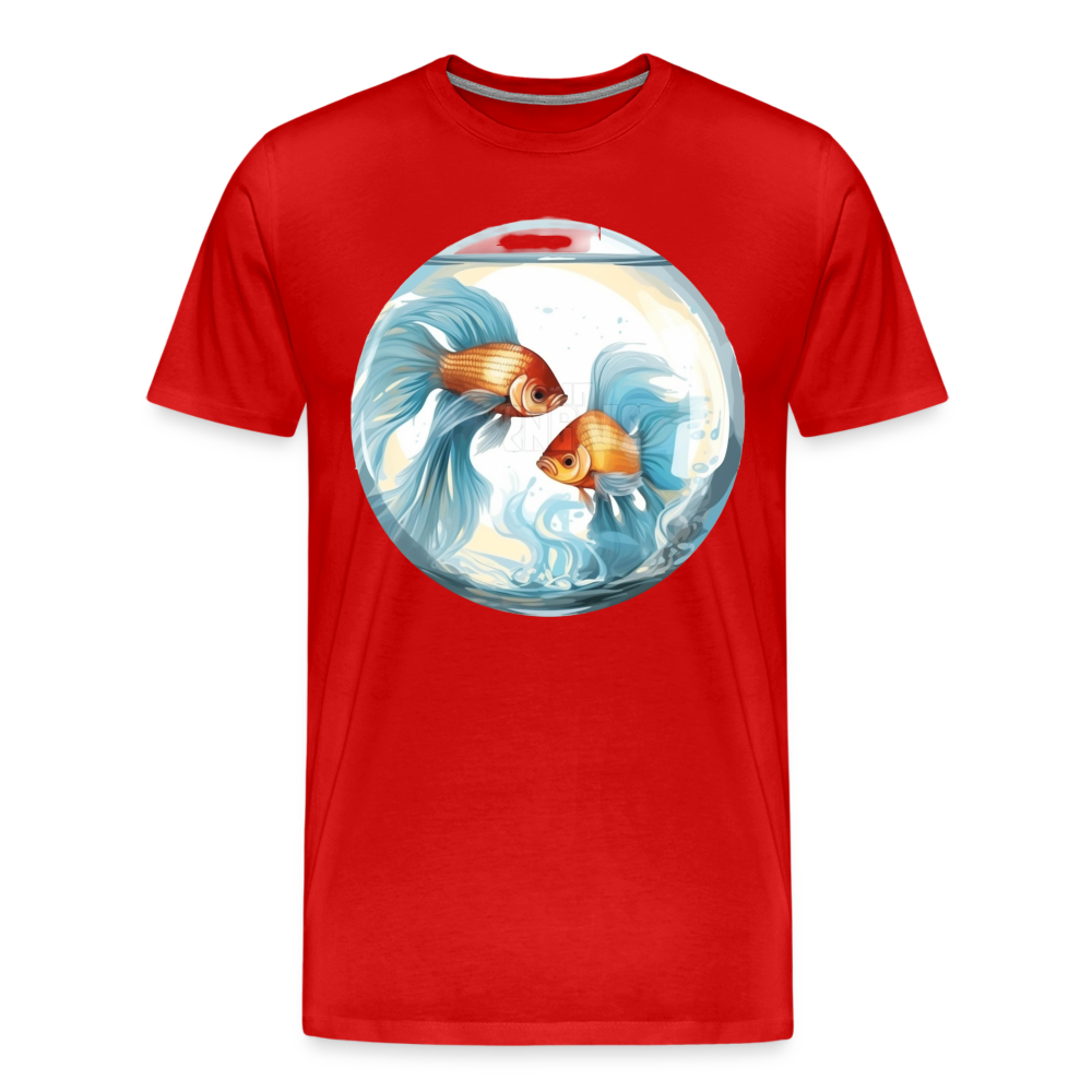 Men's Mythical Pisces Premium T-Shirt - red