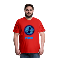 Thumbnail for Men's Pisces Premium T-Shirt - red