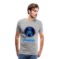 Thumbnail for Men's Scorpio Premium T-Shirt - heather gray