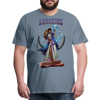 Thumbnail for Men's Astral Aquarius Premium T-Shirt - steel blue