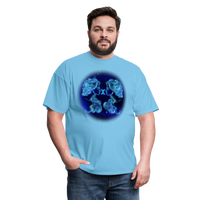 Thumbnail for Men's Stellar Gemini Classic T-Shirt - aquatic blue