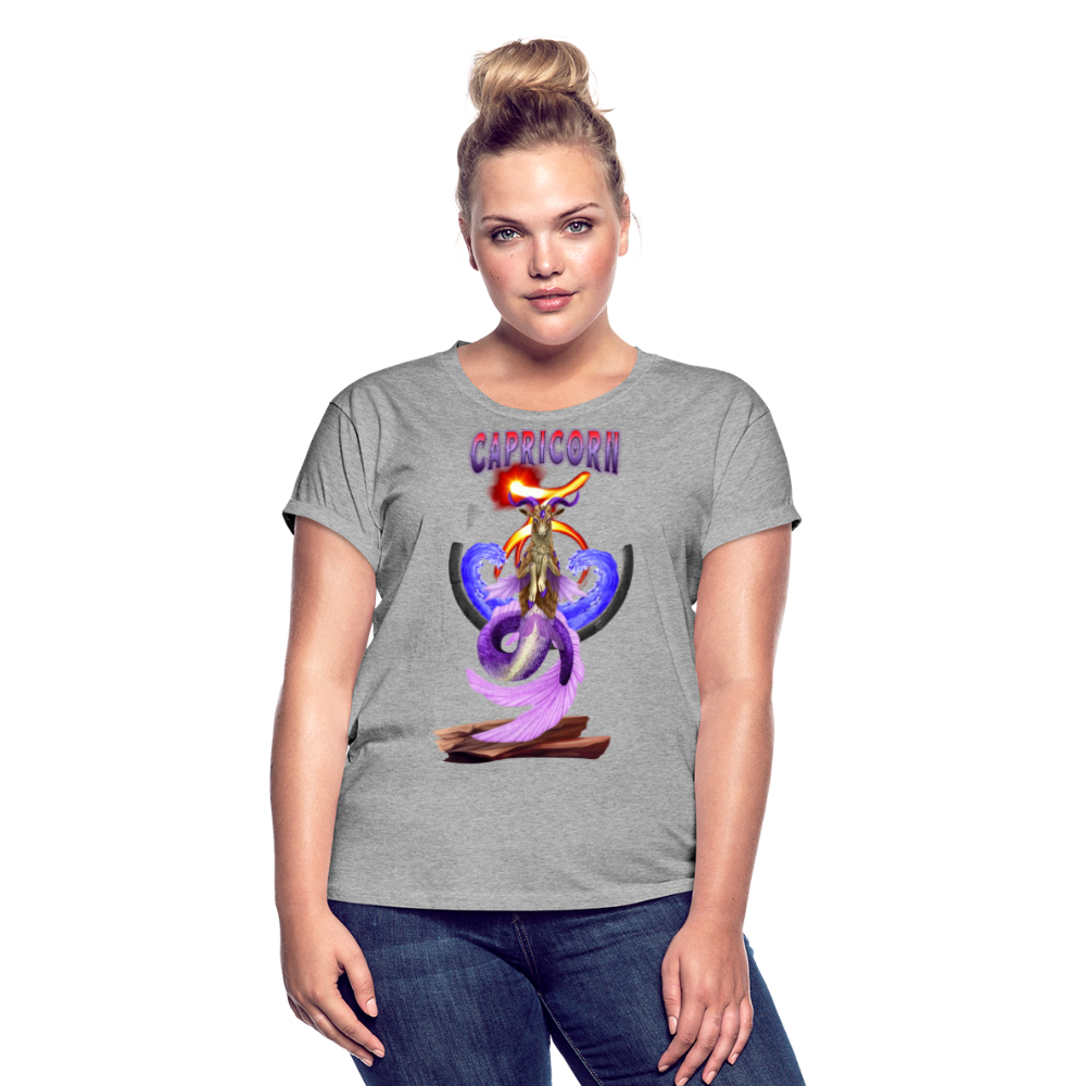 Women's Capricorn Relaxed Fit T-Shirt - heather gray