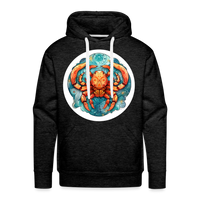 Thumbnail for Men’s Symbol Cancer Premium Hoodie - charcoal grey