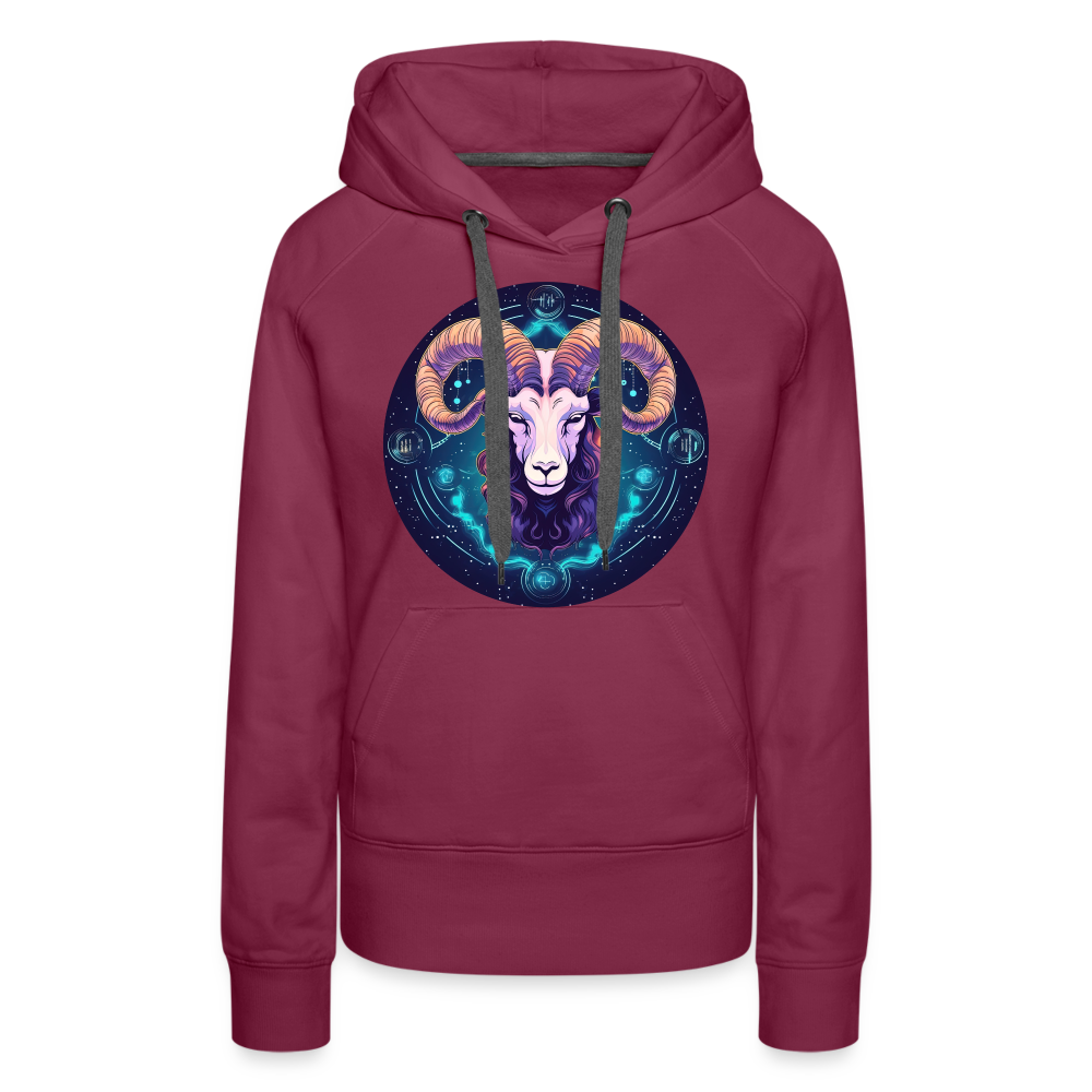 Women’s Magic Capricorn Premium Hoodie - burgundy