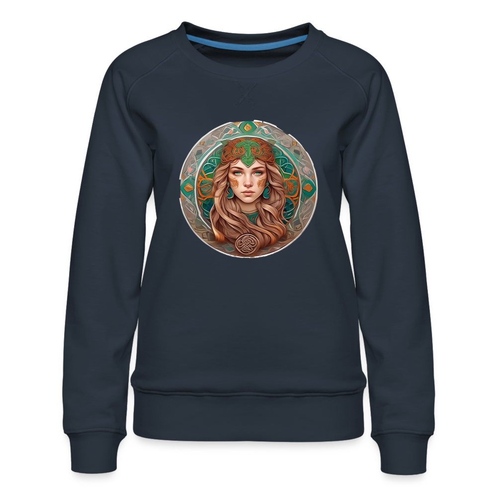 Women’s Mythical Virgo Premium Sweatshirt - navy