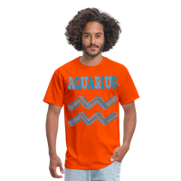 Thumbnail for Men's Power Words Aquarius Classic T-Shirt - orange