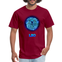 Thumbnail for Men's Stellar Leo Classic T-Shirt - burgundy