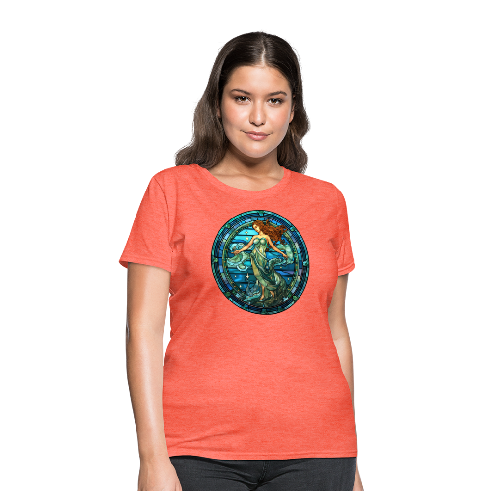 Women's Mosaic Aquarius T-Shirt - heather coral