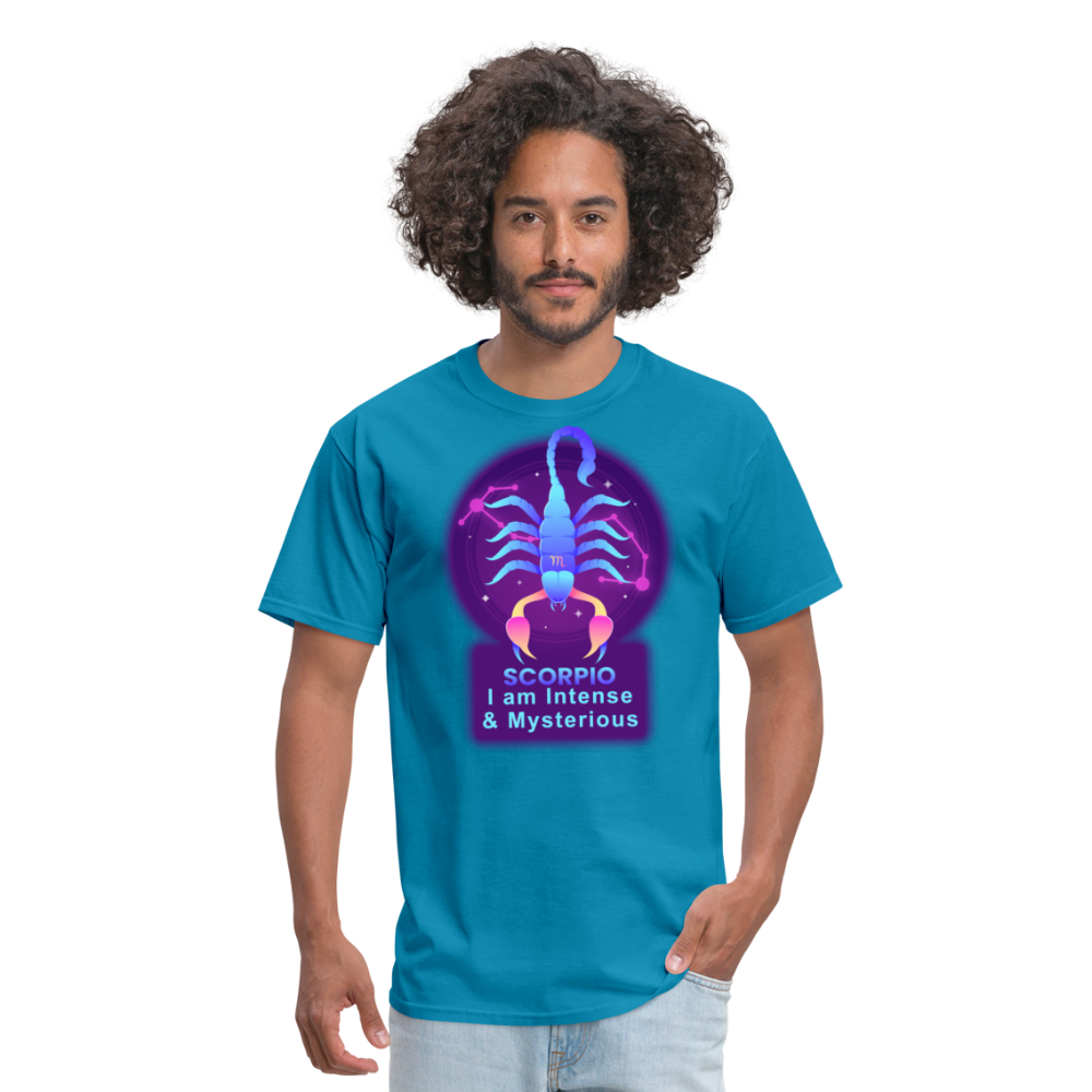 Men's Neon Scorpio Classic T-Shirt - turquoise