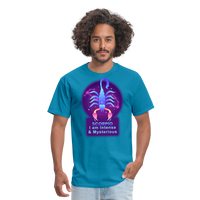 Thumbnail for Men's Neon Scorpio Classic T-Shirt - turquoise