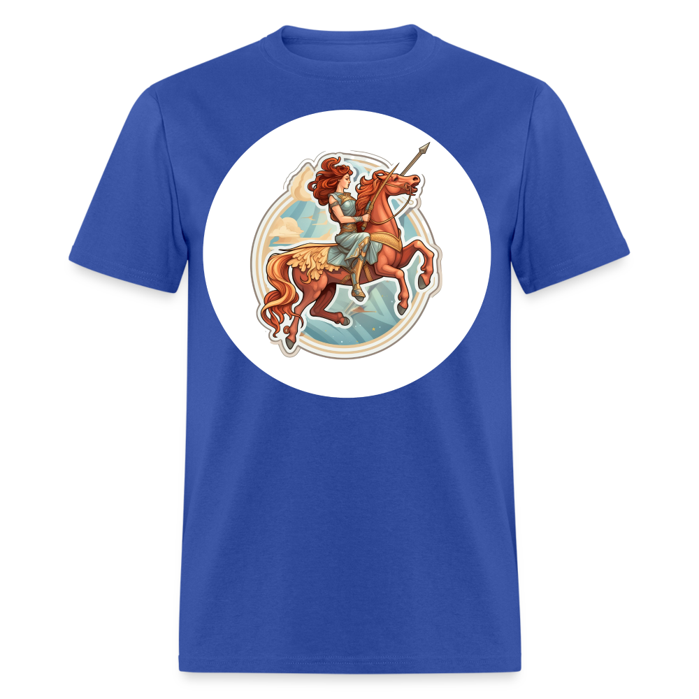 Men's Symbol Sagittarius Classic T-Shirt - royal blue