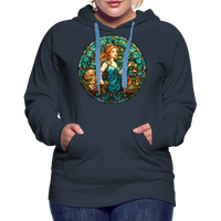 Thumbnail for Women’s Mosaic Virgo Premium Hoodie - navy