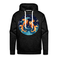 Thumbnail for Men’s Magic Pisces Premium Hoodie - charcoal grey