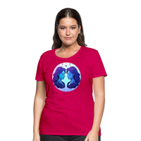 Thumbnail for Women’s Magic Gemini Premium T-Shirt - dark pink