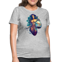 Thumbnail for Women's Mythical Aquarius T-Shirt - heather gray